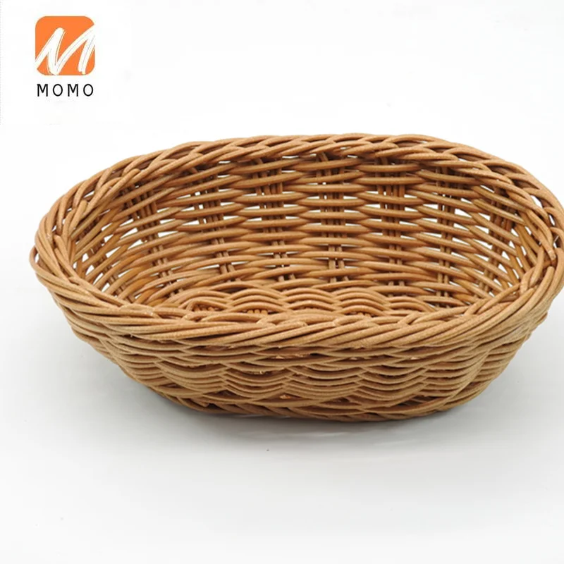 Natural color bamboo basket sundries basket handicraft baskets