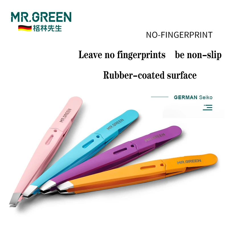 

Mr.green Tweezers Eyebrow Clip False Eyelashes Clip Eyebrow Clip Tweezers Plucking Beard Artifact Makeup Tools