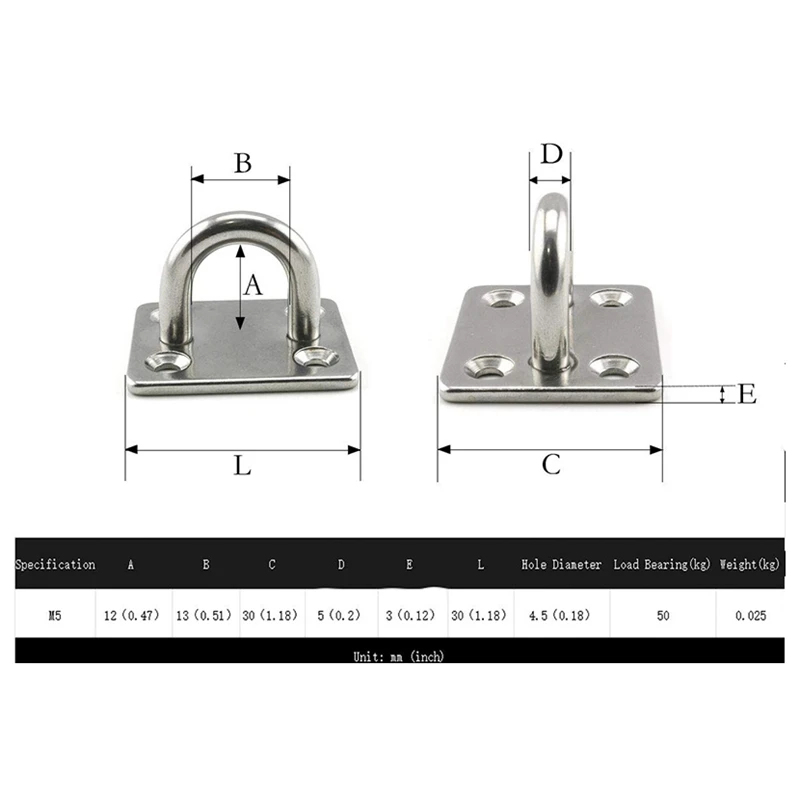 4 комплекта подвесное потолочное настенное крепление u-образные Крючки из