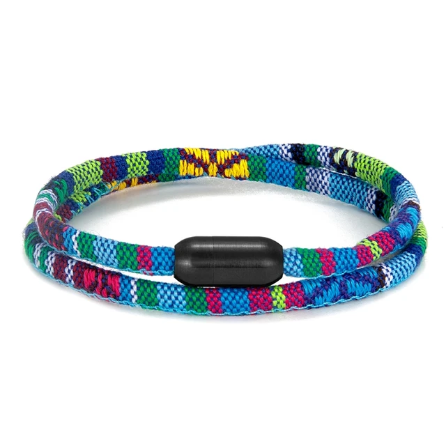 Surfer Bracelet For Men Women Black Magnet Buckle 3