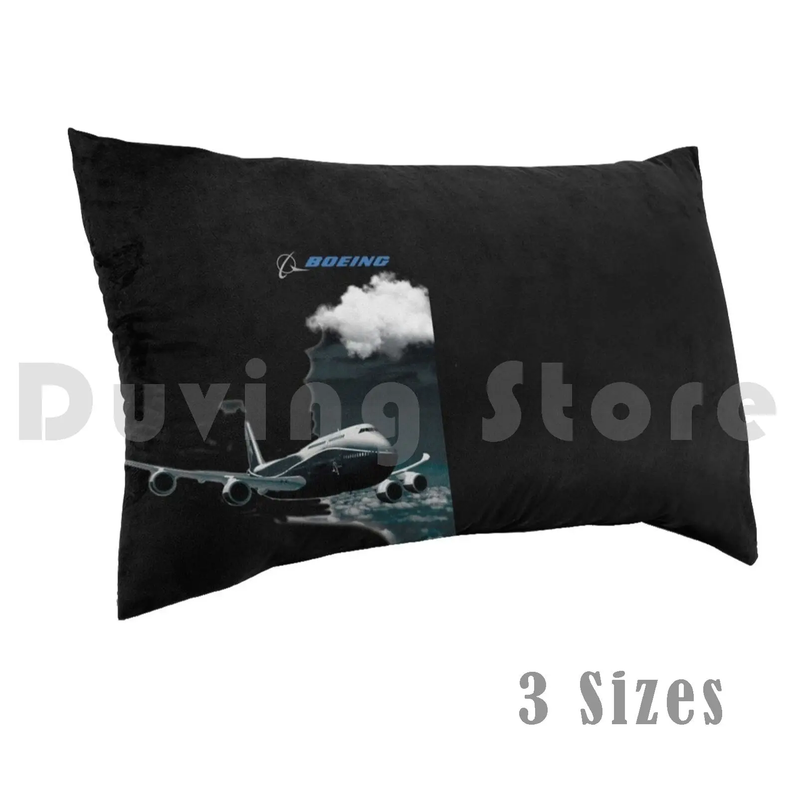Наволочка Boein Plane And Logo In The Sky DIY 50*70 Boeing 747 Spotter Spotting