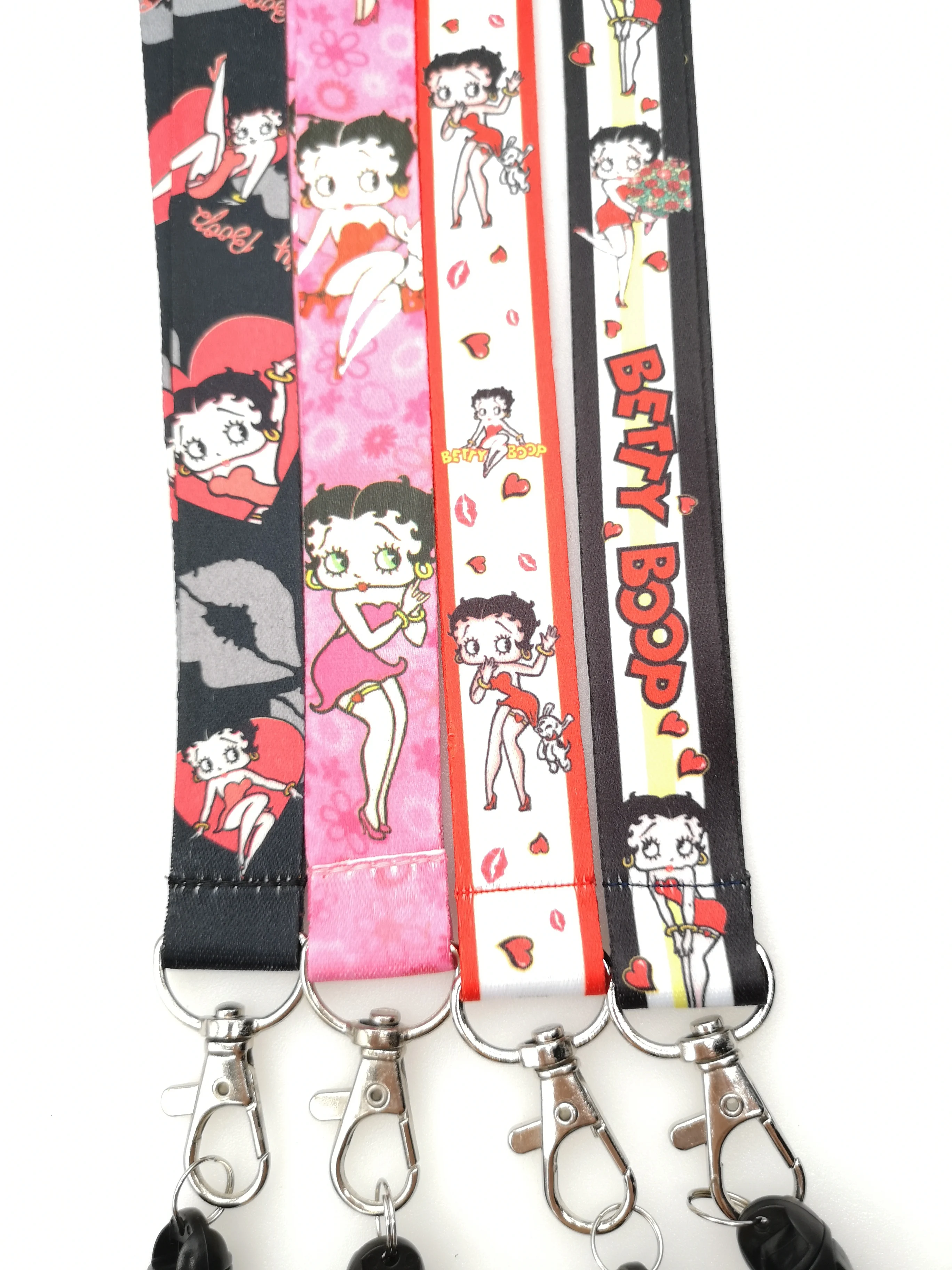 10pcs/20pcs/50pcs/100pcs cartoon betty boop women sexy lanyard Neck Strap Lanyard Mobile Phone Key Chain ID Badge Chains | Украшения и