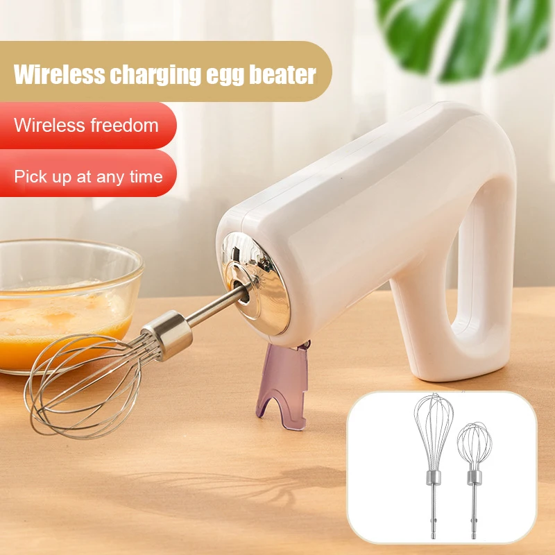 

Electric Whisk Household Hand-Held Whipped Cream Egg White Baking Tool Automatic Mixer Safe and Portable AUG889