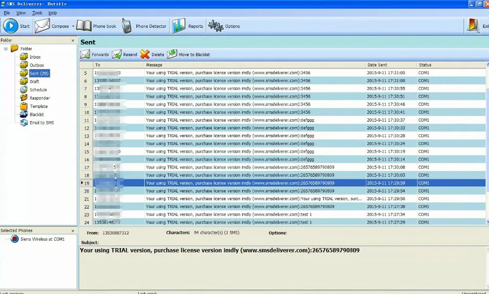Программное обеспечение Enterprise Edition SMS-программное для массовой рассылки SMS с