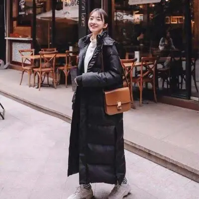 

chic knee women's College thickened down cotton clothing art examination training work clothes tooling customization