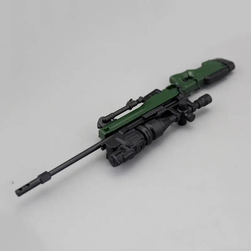 1:6 Сборная модель снайперской винтовки AWM Magnum из пластика длиной 19 см, игрушка солдата, аксессуары для игрушечного оружия.