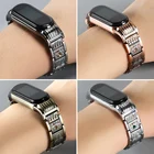 Сменный металлический браслет для xiaomi mi band 6, 5, 4, 3, из нержавеющей стали