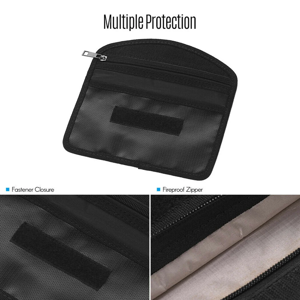 

Fireproof Storage Bag Waterproof File Mobile Phone Digital Accessories