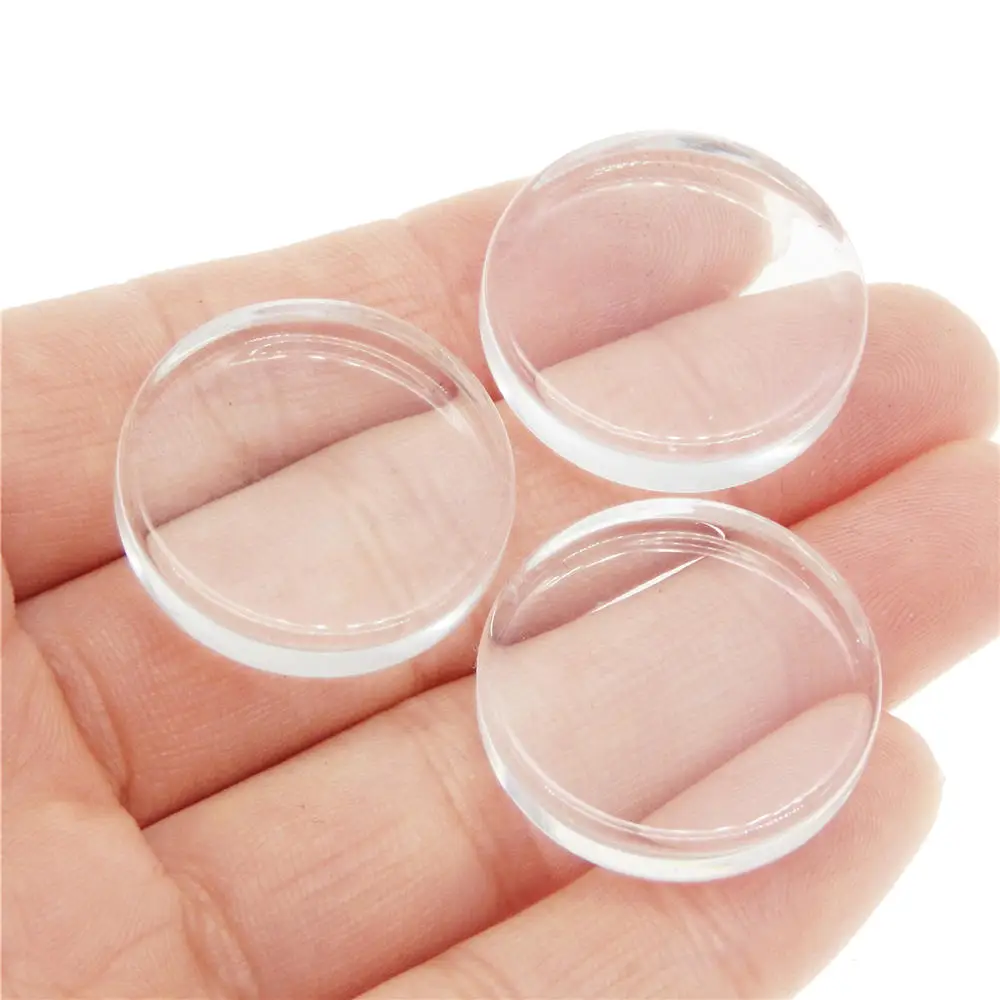 10 шт. круглые прозрачные аксессуары для подвесок 25 мм | Украшения и