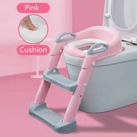 folding infant potty seat urinal backrest training chair with step stool ladder for baby toddlers boys girls