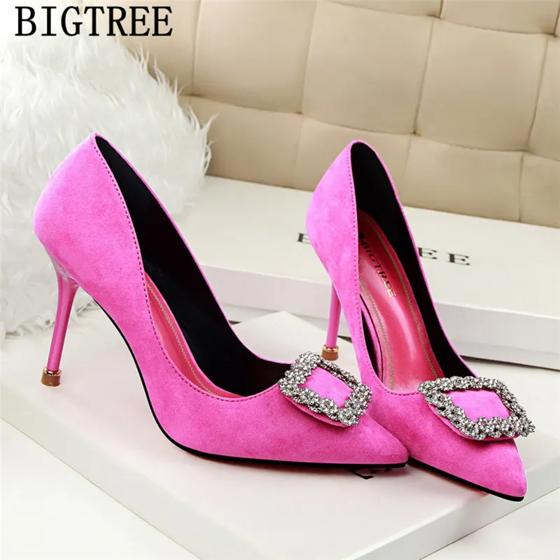 Туфли-стразы женские на высоком каблуке свадебные туфли роскошные пикантные