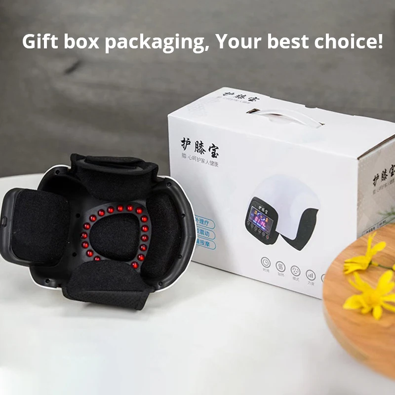 

Electric Infrared Heating Knee Massager Joint Brace Air Pressure Vibration Massager Physiotherapy Device Leg Massage