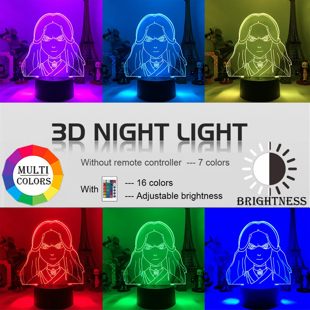 3D лампа Катара Аватар Последний Воздушный светильник для домашнего декора