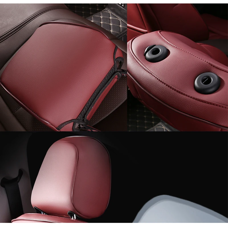 fuzhkaqi custom leather car seat cover for volkswagen passat beetle tuareg tiguan phaeton vw r36 eos magotan scirocco car seats free global shipping