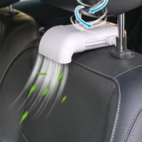 new car fan magnetic fan car cooler silent wireless charging usb fan 3speed adjustable universal car rear seat auto cooling