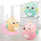 Милая мультяшная кукла-Цыпленок, погремушка, игрушка для раннего развития, подарок для младенца