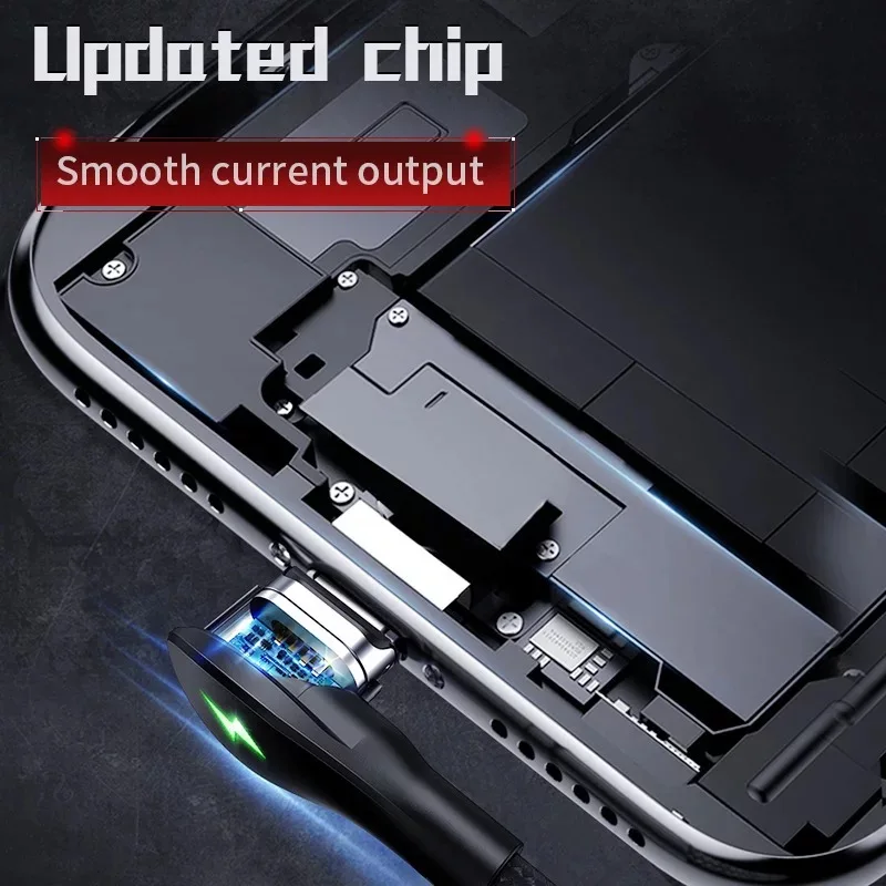Магнитный USB кабель для быстрой зарядки Micro Type C IOS зарядное устройство iPhone 11 XR 7