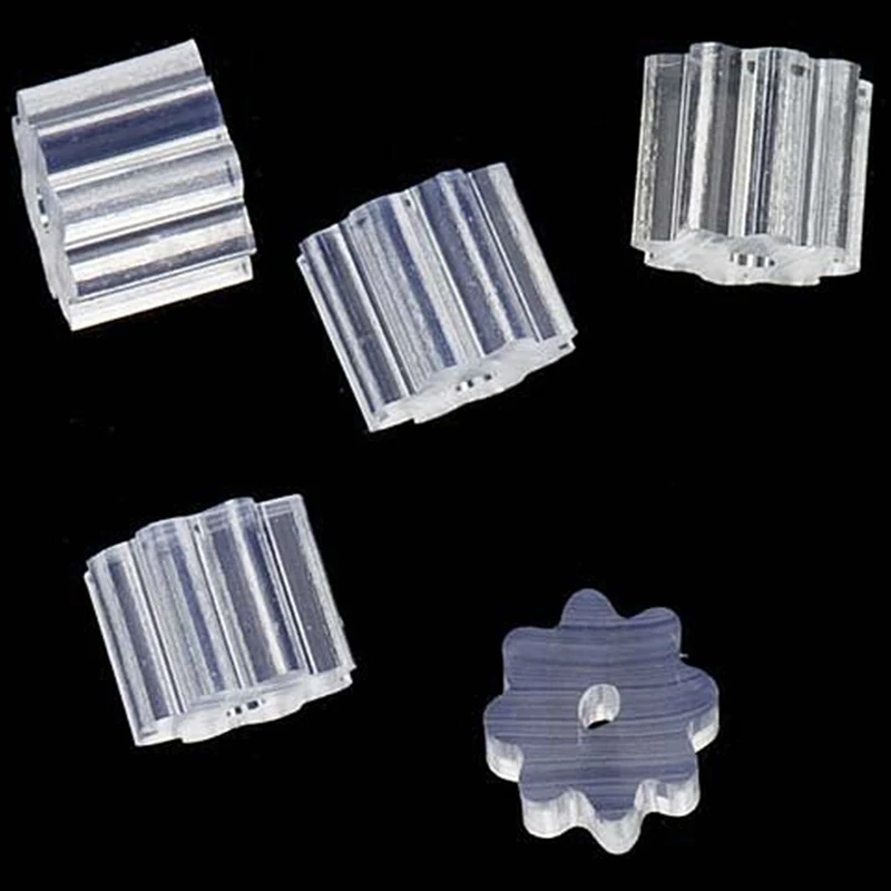 50 шт. маленькие прозрачные резиновые серьги со звездами фиксатор для серег