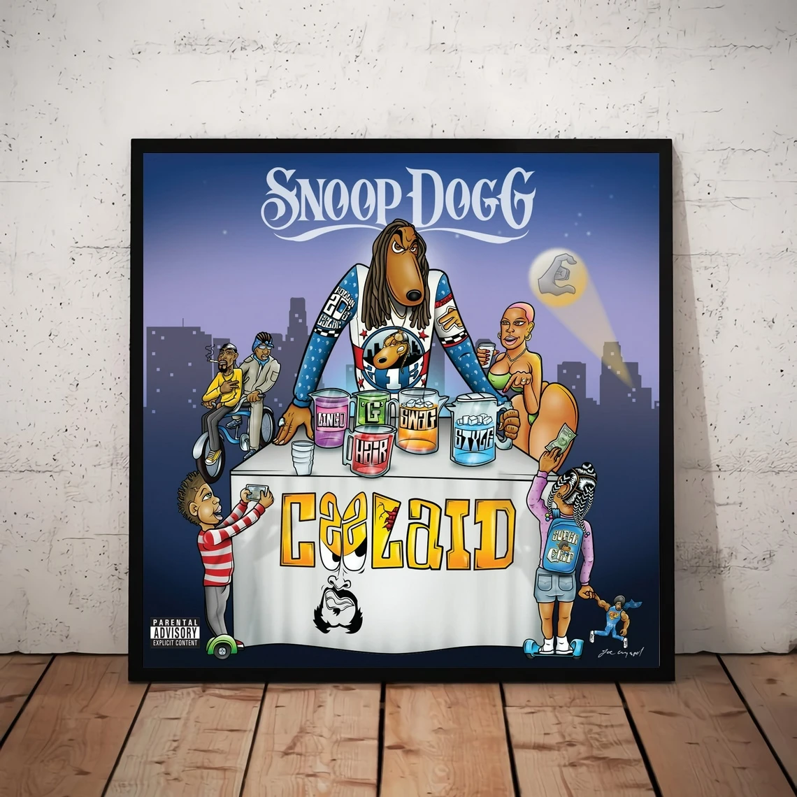 Фото Snoop Dogg Coolaid Music Album Poster Canvas Art Print Home Decoration Wall Painting (No Frame) №2