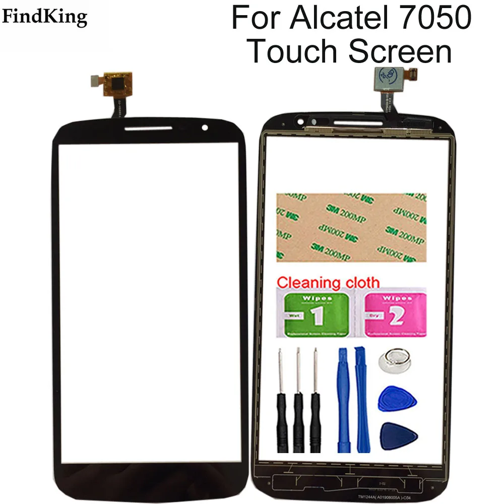 

6.0" Touch Screen For Alcatel One Touch Pop S9 OT7050 OT 7050 7050Y Touch Screen Digitizer Front Glass Lens Sensor Panel Tools