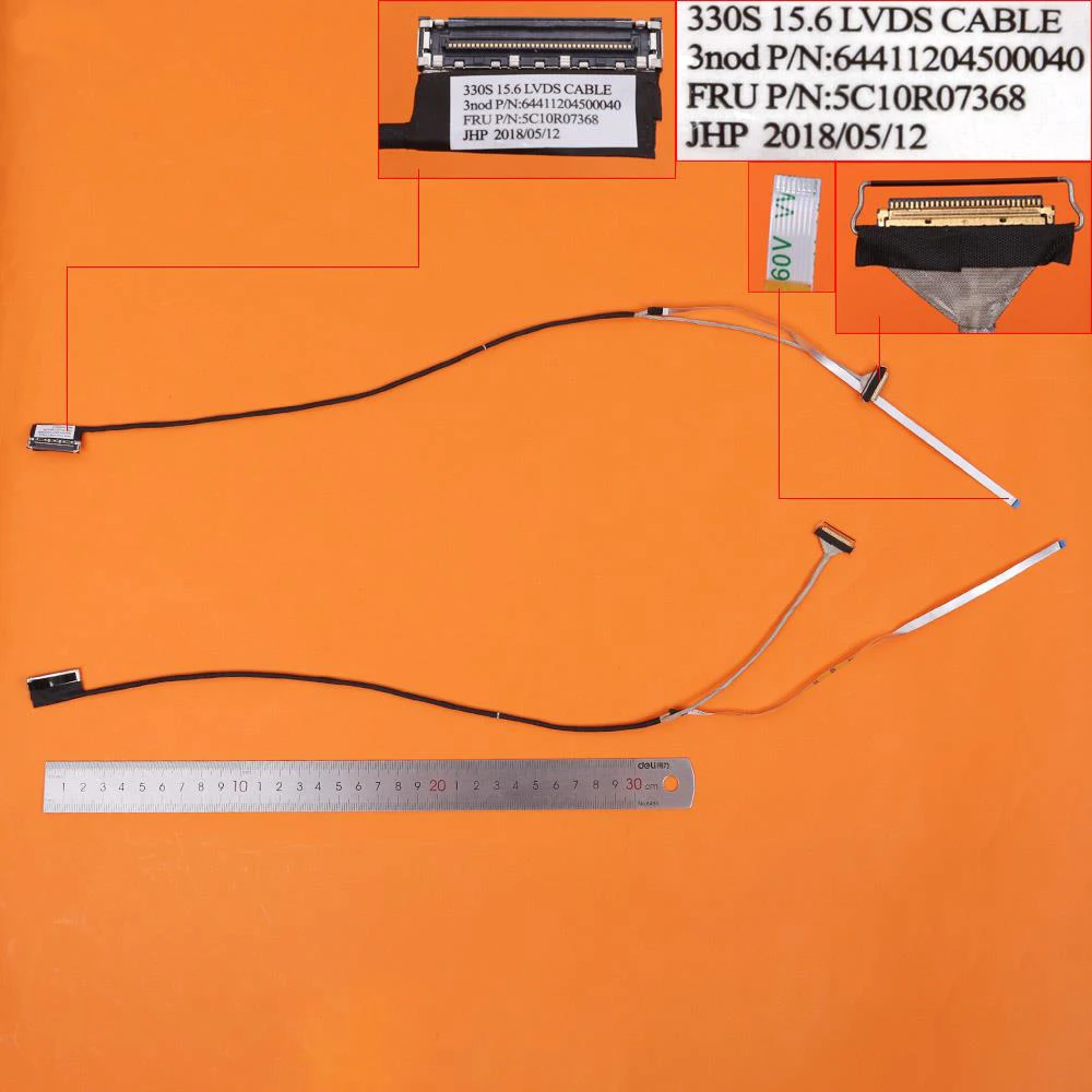 Новый ЖК светодиодный видео гибкий кабель для Lenovo 330S 15 330s 15ikb 15isk 7000 15IKB ARR AST (ORG)