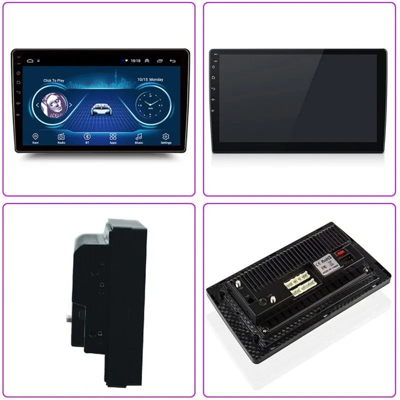 For Hyundai I10 08-12 Android GPS Large Screen Navigation Car Intelligent 9 Multimedia HDMI Video Head Unit | Автомобили и