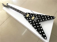 free shipping randy rhoads signature electric guitar polka dot finish top china guitar