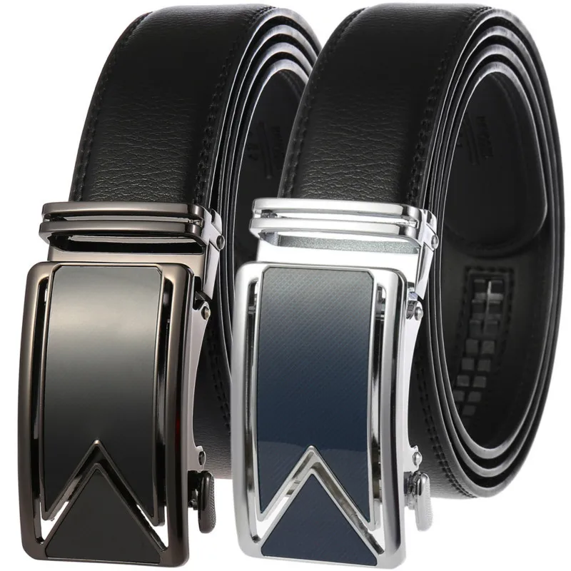 NEW Hot Selling Men Belt Fashion Alloy Automatic Buckle Belt Business Affairs Casual Decoration Belt Men's Belts LY1180-242-1