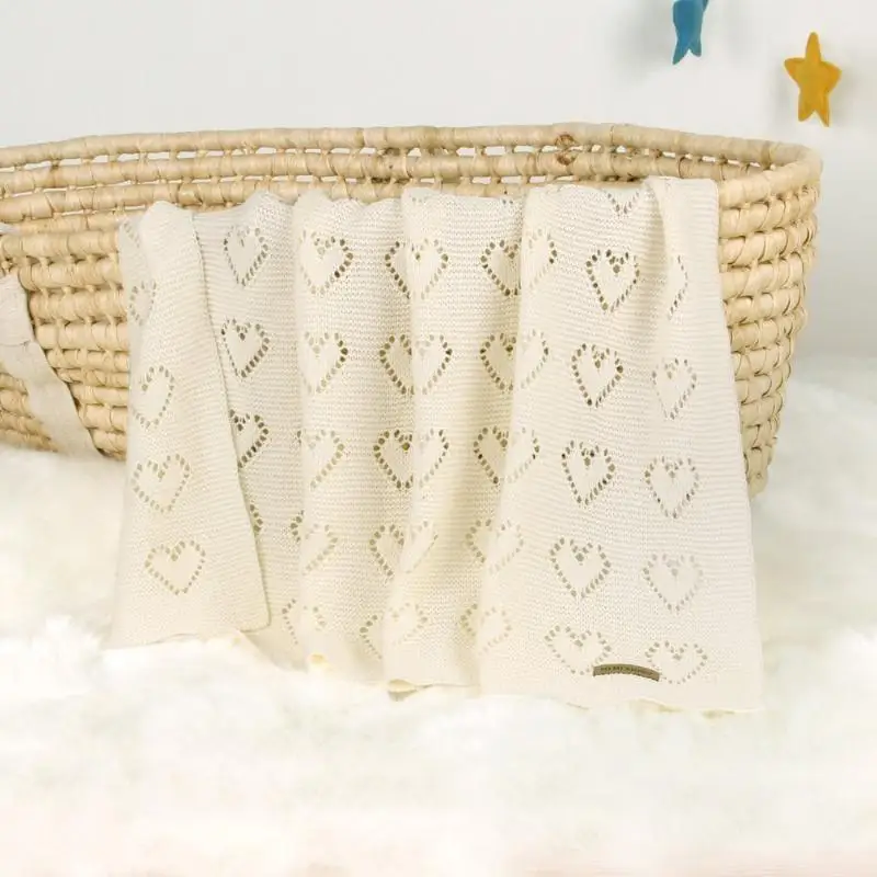 

Baby Blankets Knitted Newborn Bebes Stroller Bedding Quilts Cotton Toddler Kids Swaddling Wrap Infantil Unisex Blankets