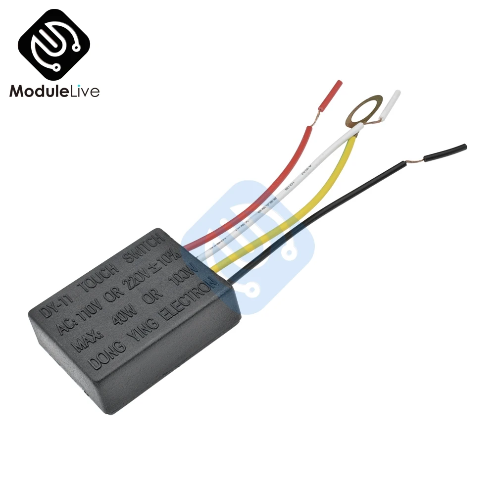 Настольный светильник 110 В 220 перем. Тока 1 канальный 3 сенсорный