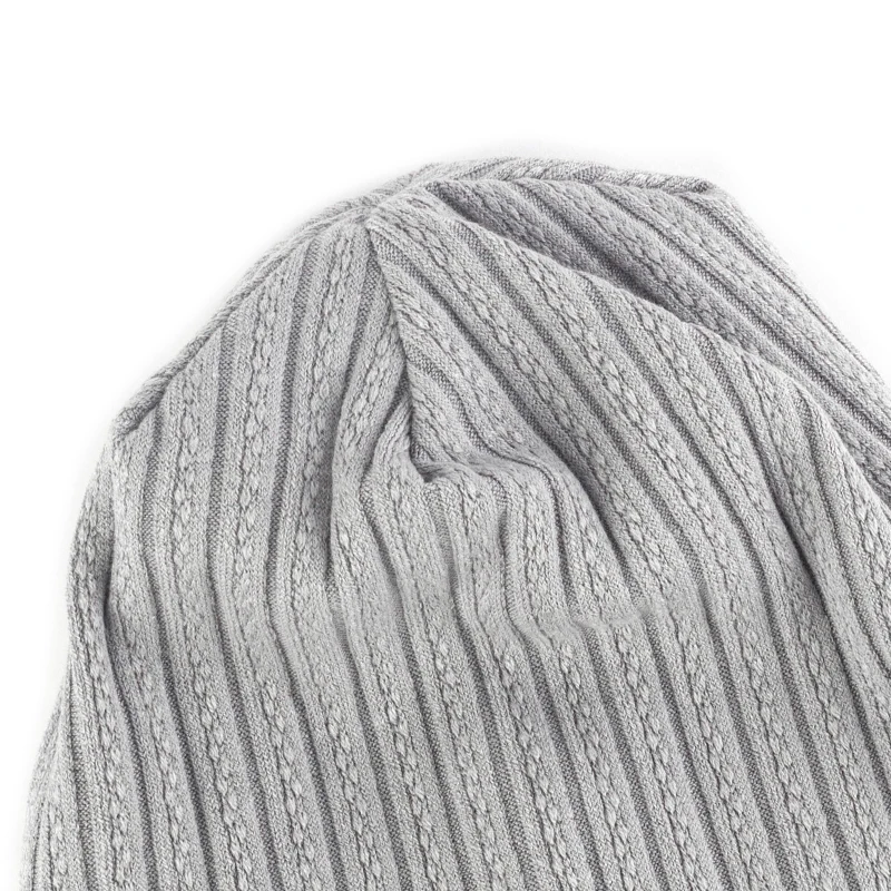 

Geebro Women Men Winter Hats Knitted Skullies Beanies For Winter Autumn Simple Casual Warm Solid Hat Slouchy Ribbed Thick Cap