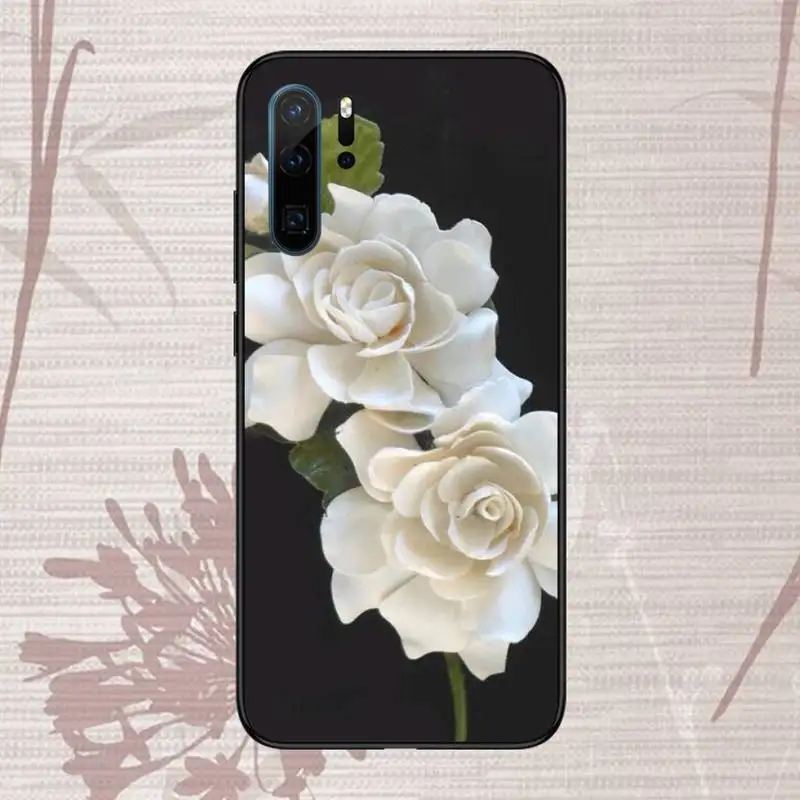 

Gardenia flower Phone Case For Huawei P20 P30 P40 lite Pro P Smart 2019 Mate 10 20 Lite Pro Nova 5t