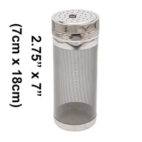 2 75x7 cornelius dry keg hop filter with lid 300 micron stainless steel 304 beer and tea kettle brew filter