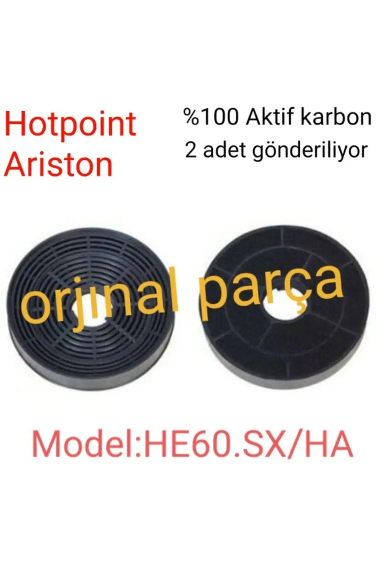 

MHK Parts Pyramid Hoods 2 Pcs Carbon Filter 14 Cm Model He60.sx/ha