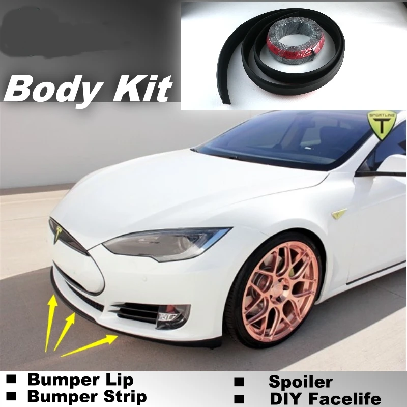Бампер для губ NOVOVISU Tesla Model S / X WhiteStar/магазин спойлера тюнинга