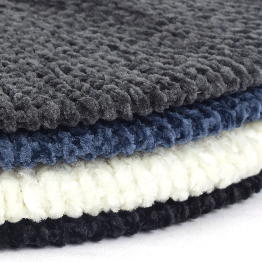 Женский вязаный берет Geebro элегантный из синели с искусственным мехом и помпоном