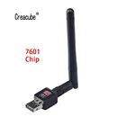 USB-адаптер Creacube 2,4G, Wi-Fi адаптер 150 Мбитс, приемник Wi-Fi, ключ, беспроводная сетевая карта 802.11bng Wi-Fi Ethernet MT 7601 для ПК