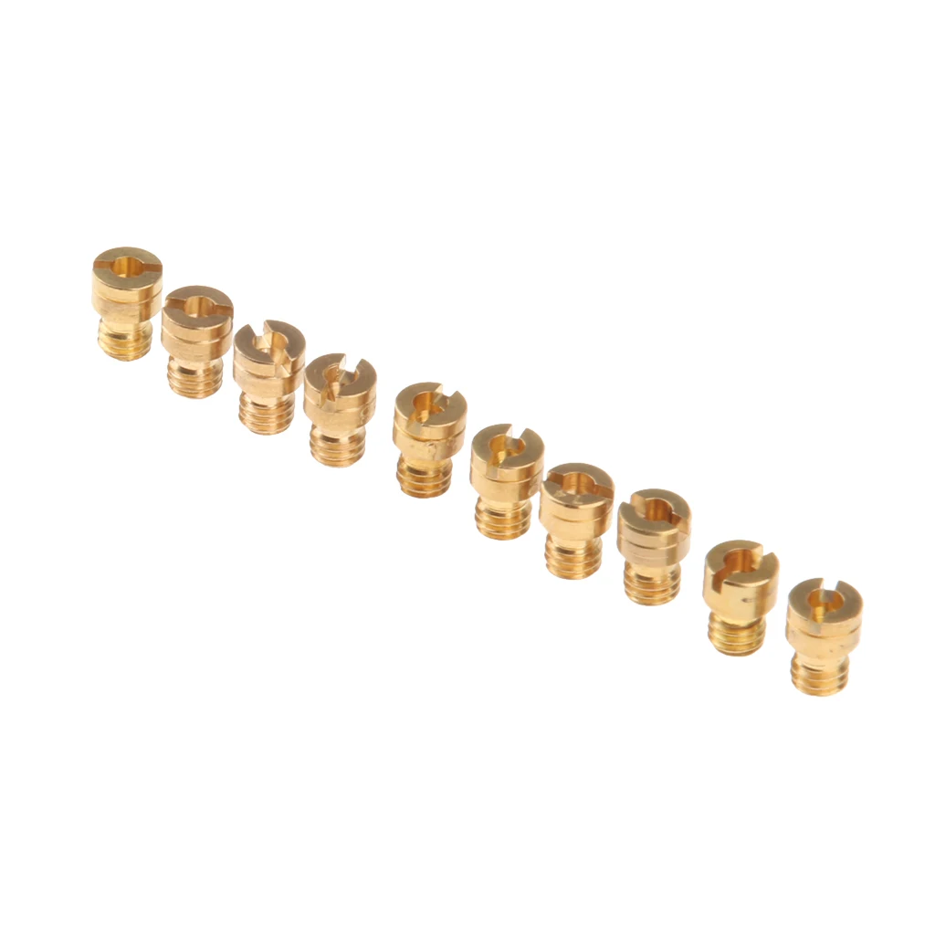 10x Round Head Main Jets Kit for PWK OKO CVK Carburetor 72 74 75 76 78 80 82 85 87 88 | Автомобили и мотоциклы