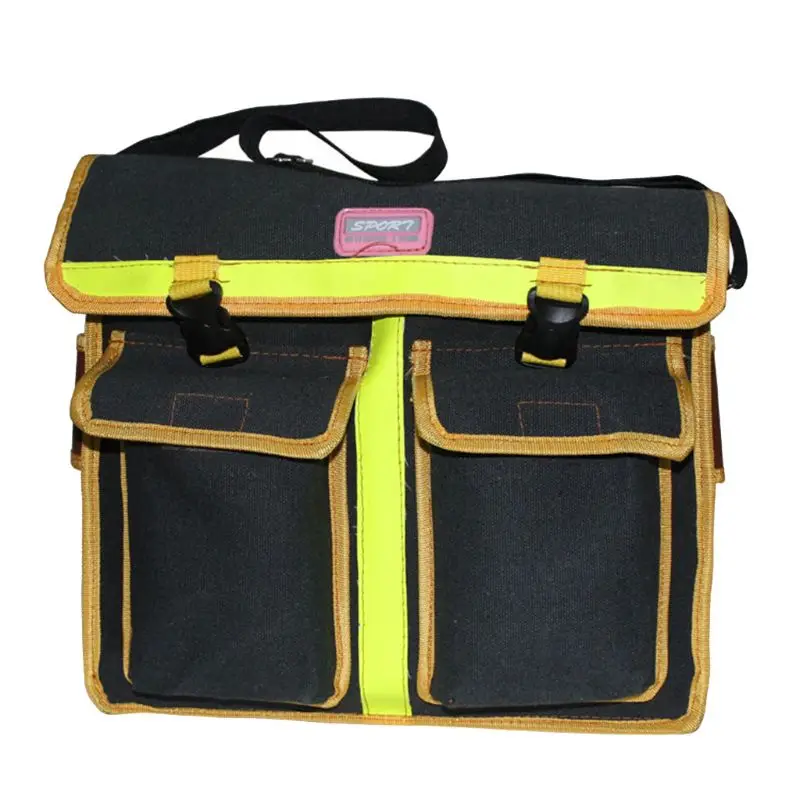 

Electrician Hardware Toolkit Shoulder Bag Waterproof Oxford Cloth Multi Organize Pockets Storage Pouch Portable Worker Tool