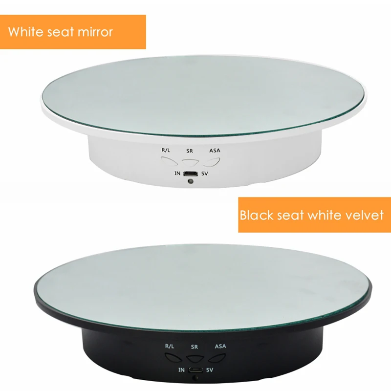 

20*20*4cm Electric Rotation Display Stand Turntable Video Shooting Platform Live Dynamic Rotating Shooting Table Props