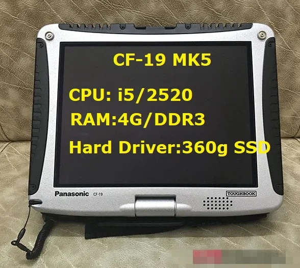 Б/у Panasonic Полностью прочный Toughbook Cf-19 планшет CF19 компьютер MK5 MK6 MK7 MK8 Intel Core i5 4 ГБ/8 ГБ Ram Windows 10 или Win 7 - Цвет: Красный