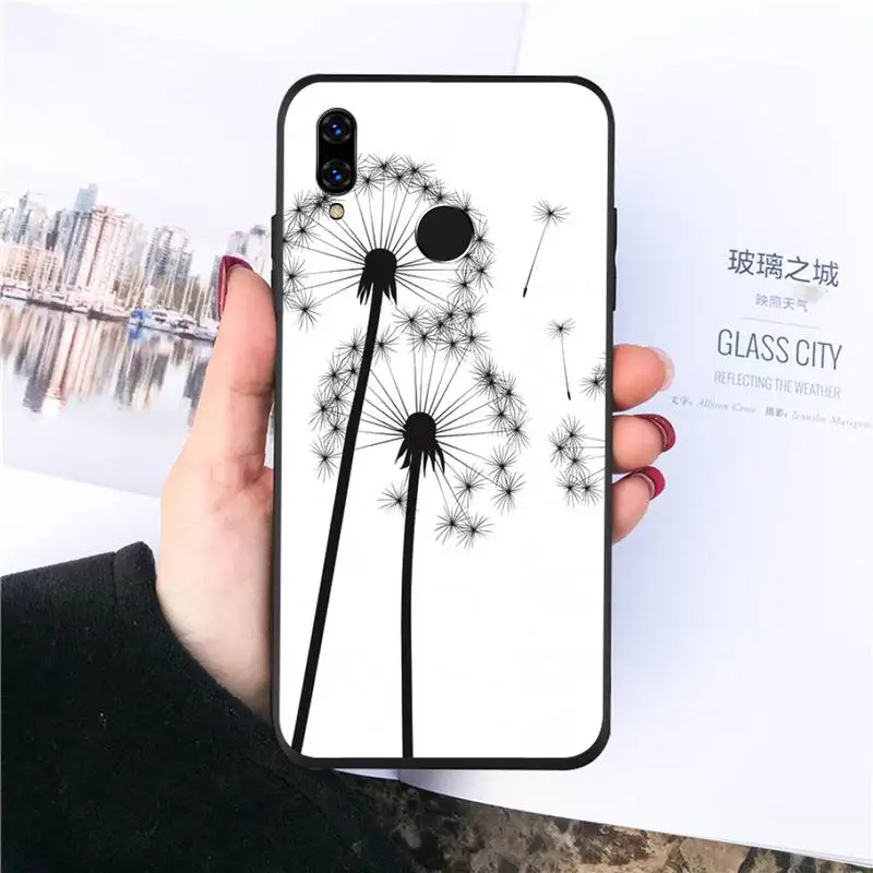 

Dandelion art fashion pattern Phone Cases For Huawei honor Mate P 10 20 30 40 Pro 10i 9 10 20 8 x Lite Luxury brand shell
