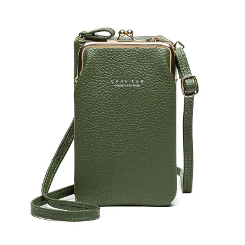

2020 New women's fashion zipper hasp crossbody bag phone bag