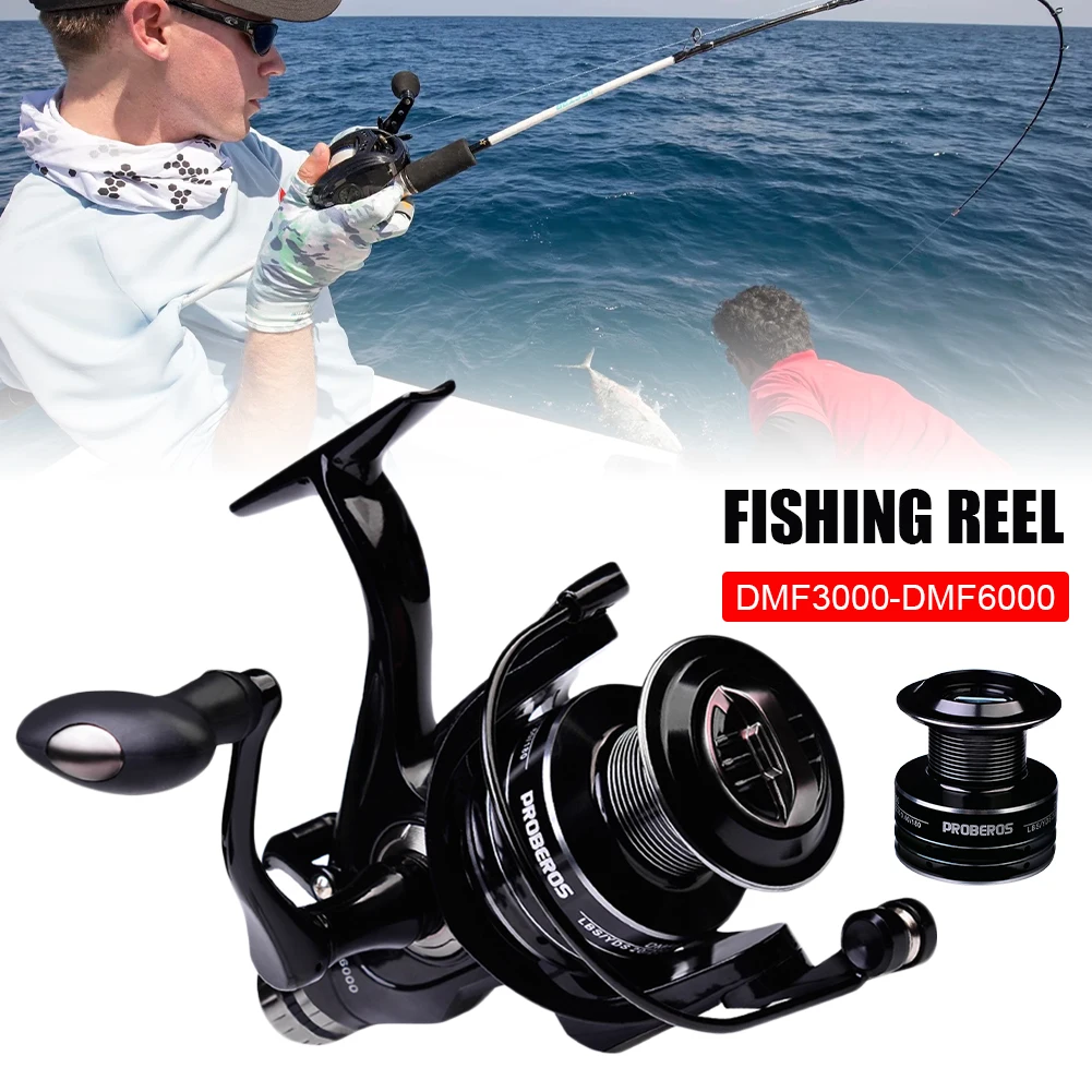 

New Style Carp Reel Rotating Powerful Double Trailer 13-19 Kg Fishing Reel DMF3000-6000 Reel Sea Fishing Reel Accessories