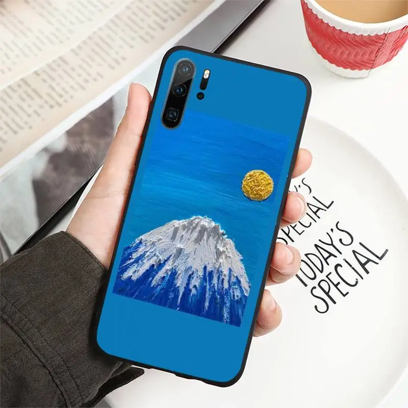 

Creative three-dimensional oil painting Phone Case For Huawei honor Mate P 10 20 30 40 i 9 8 pro x Lite smart 2019 nova 5t