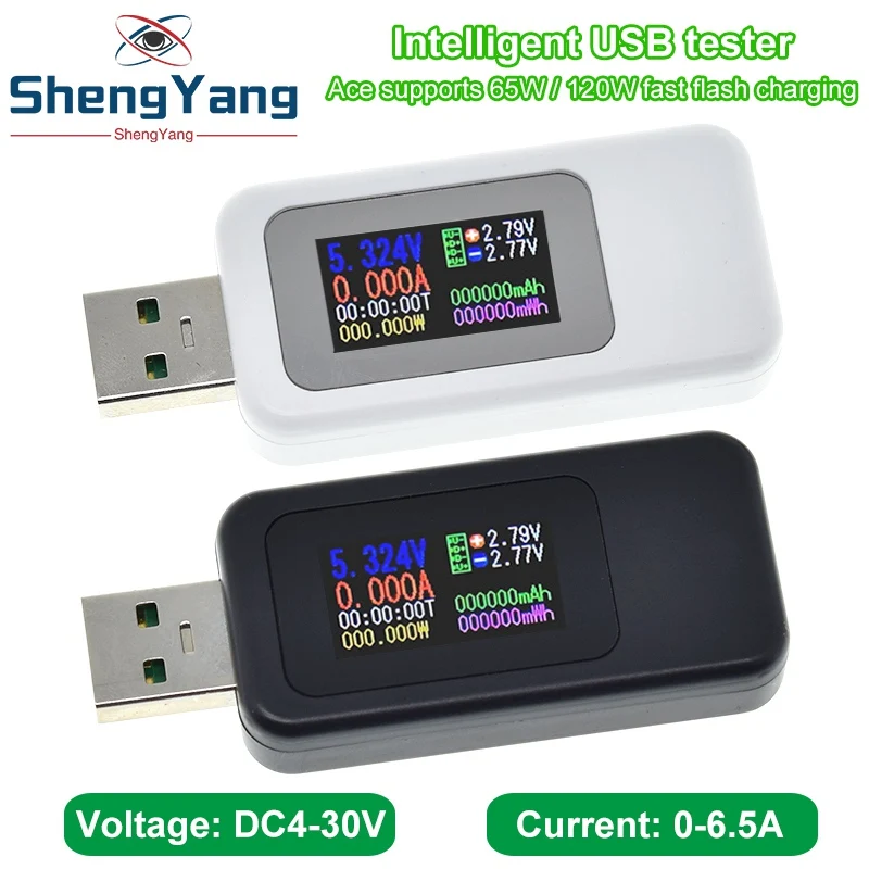 USB-тестер 10 в 1 цифровой вольтметр постоянного тока амперметр измеритель