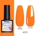 Гель-лак NAILCO полуперманентный для ногтей, гибридная смола, основа и верхнее покрытие для ногтей, 8 мл