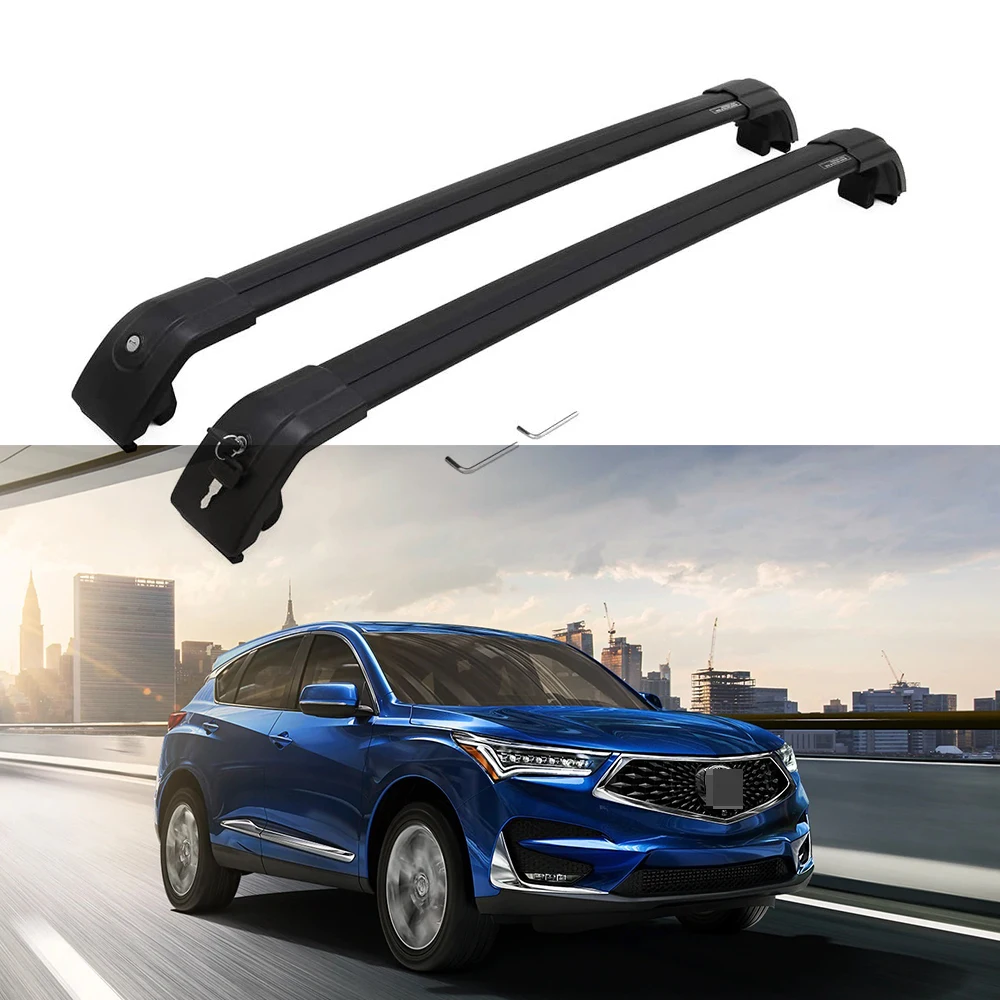 2 шт. регулируемые поперечные рейки на крыше для багажников Acura RDX 2019 2020