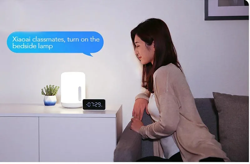 Лампа прикроватная Xiaomi Mijia умная Светодиодная лампа с голосовым и сенсорным