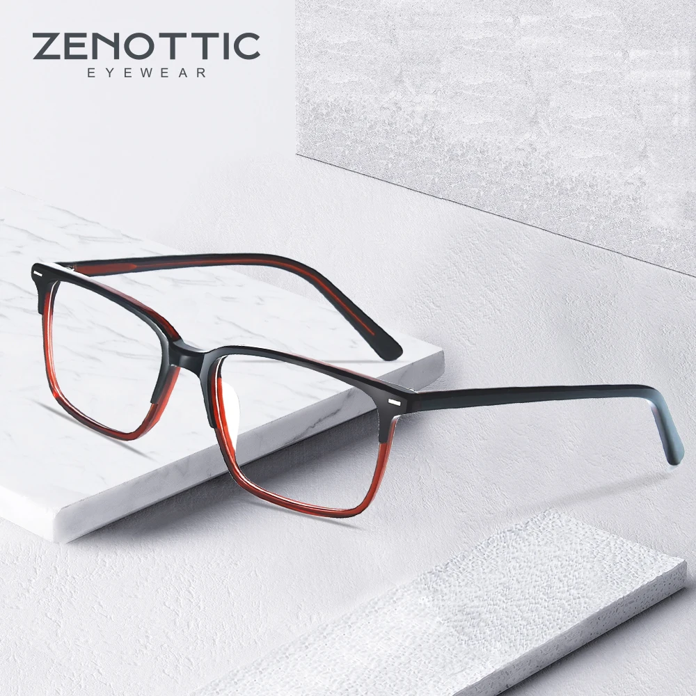 ZENOTTIC, мужские очки, оправа, квадратная, близорукость, дальнозоркость, очки, ацетат, оправа, очки, Корея,, очки BT2012